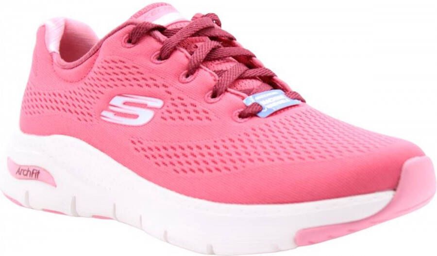 Skechers Archfit Big Appeal Roze Sneaker