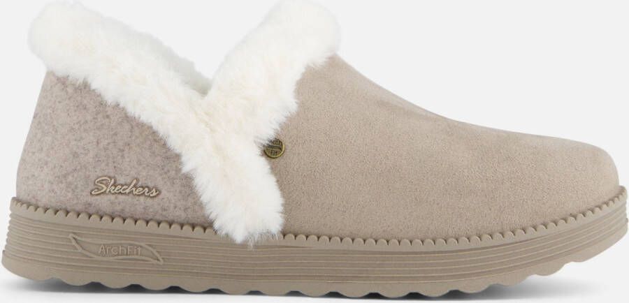 Skechers Arch Fit Pantoffels taupe Synthetisch