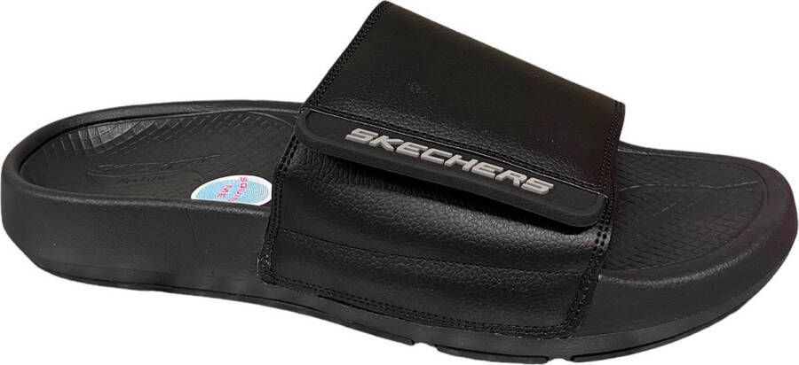 Skechers 237573 BBK Archfit Gambix Sandal-badslipper-slipper