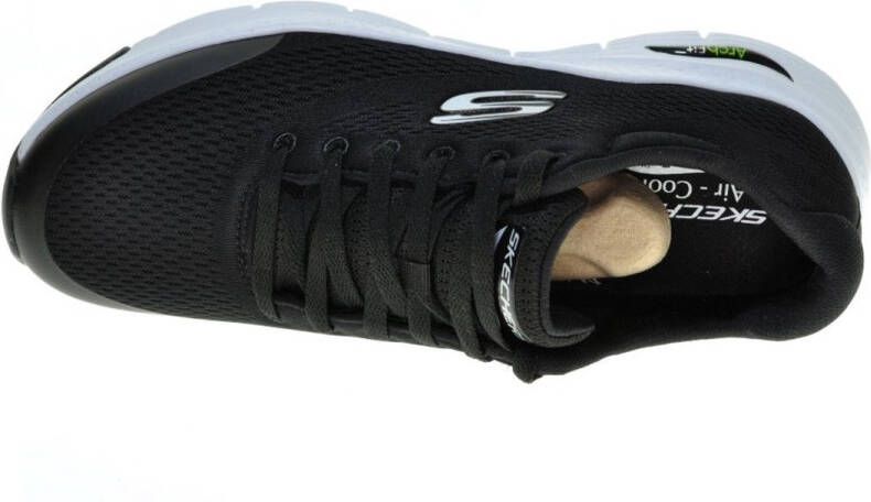 Skechers Archfit Zwarte Sneaker Steunzolen