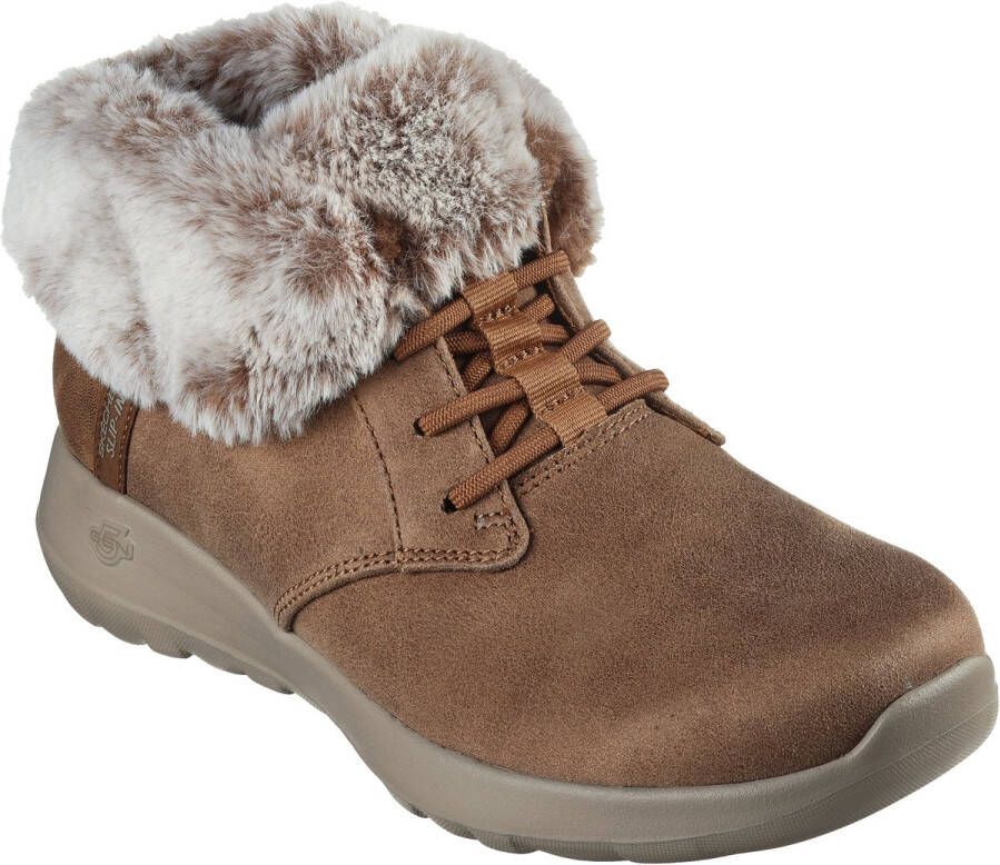 Skechers -art- 144803 CSNT- on the go joy cozy charm-slip in-taupe