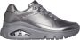 Skechers Sneaker 177768 PEW Uno Icon Lustrous Air Pewter Grijs Metallic - Thumbnail 4