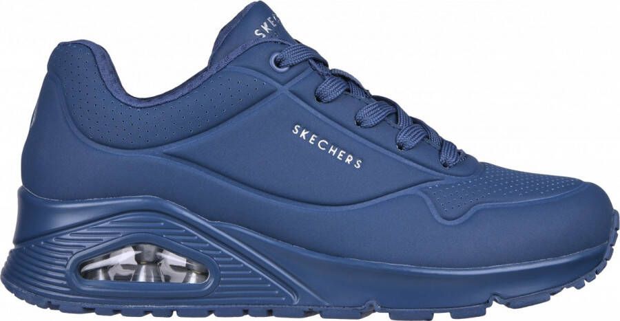 Skechers Sneakers met sleehak Uno Stand on Air Vrijetijdsschoen lage schoen veterschoen met fijne perforatie