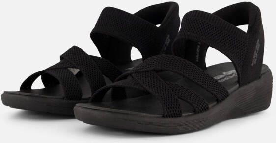 Skechers Arya Slip-ins Sandalen zwart Textiel Dames
