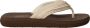 Skechers Asana Hidden Valley Dames Slippers Naturel - Thumbnail 3