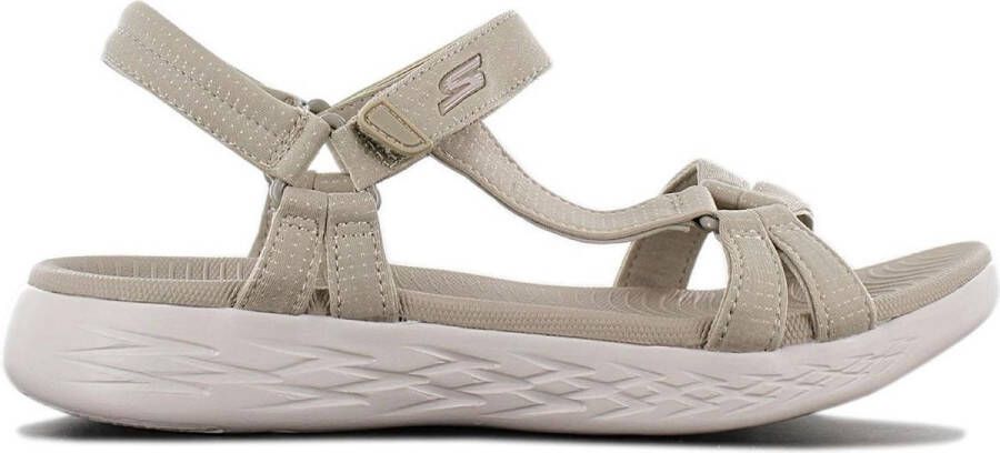 Skechers Beige Sandalen On-The-Go