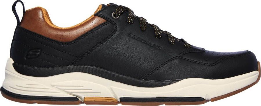 Skechers Relaxed Fit: Benago Treno Veterschoenen Laag zwart