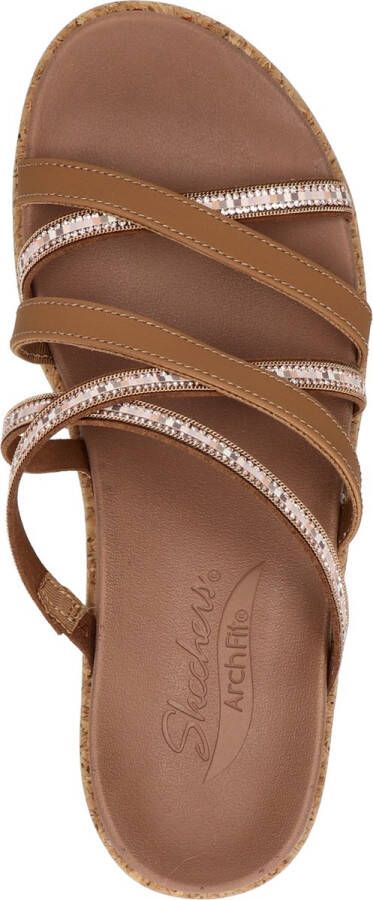 Skechers Beverlee Archfit dames sandaal Natural