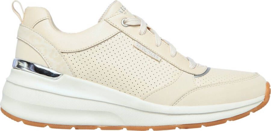 Skechers Billion Subtle Spots Dames Sneakers Wit