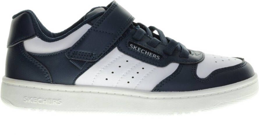 Skechers Klittenbandschoen 405638L NVW Quick Street Blauw Wit