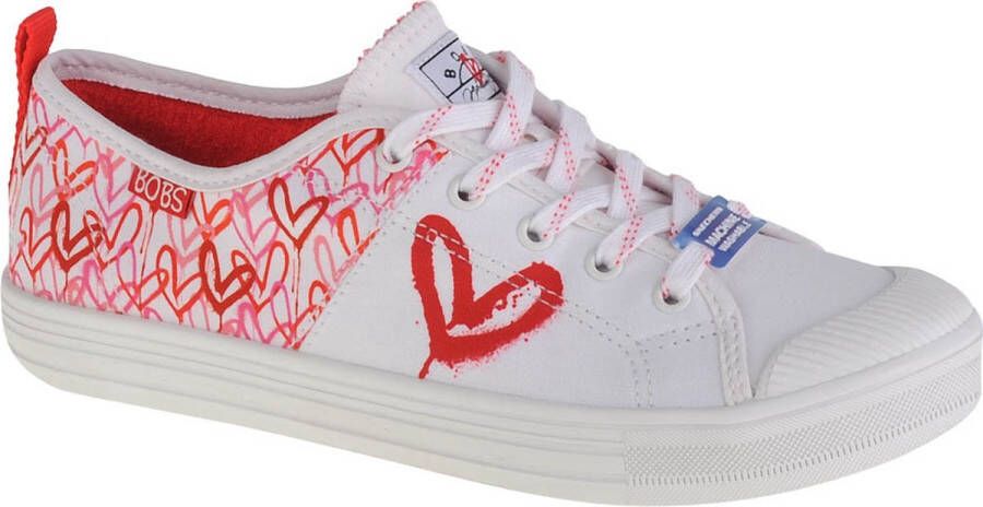 Skechers Bobs B Cool All Corazon 113952 WRPK Vrouwen Wit Sneakers Sportschoenen - Foto 1