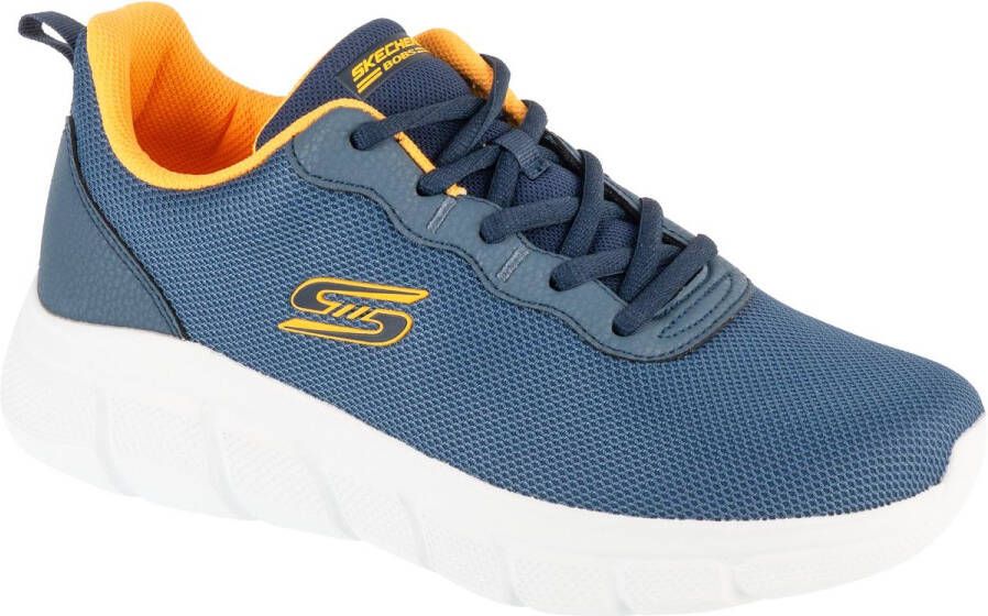 Skechers Bobs B Flex Icy Edge Mannen Marineblauw Sneakers