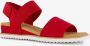 Skechers Bobs Desert Kiss dames sandalen rood Extra comfort Memory Foam - Thumbnail 1
