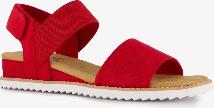 Skechers Bobs Desert Kiss sandalen rood