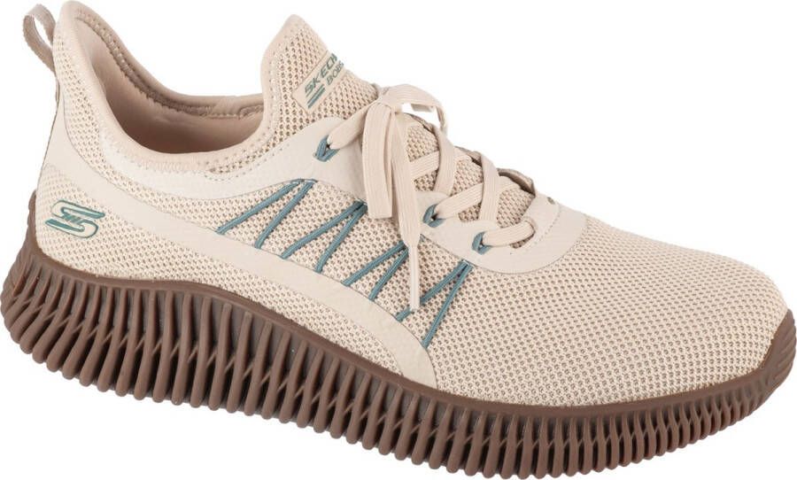 Skechers Bobs Geo 118171-NTMT Mannen Beige Sneakers Sportschoenen