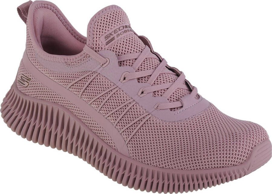 Skechers Bobs Geo-New Aesthetics 117417-ROS Vrouwen Roze Sneakers Sportschoenen