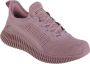 Skechers Bobs Geo-New Aesthetics 117417-ROS Vrouwen Roze Sneakers Sportschoenen - Thumbnail 1