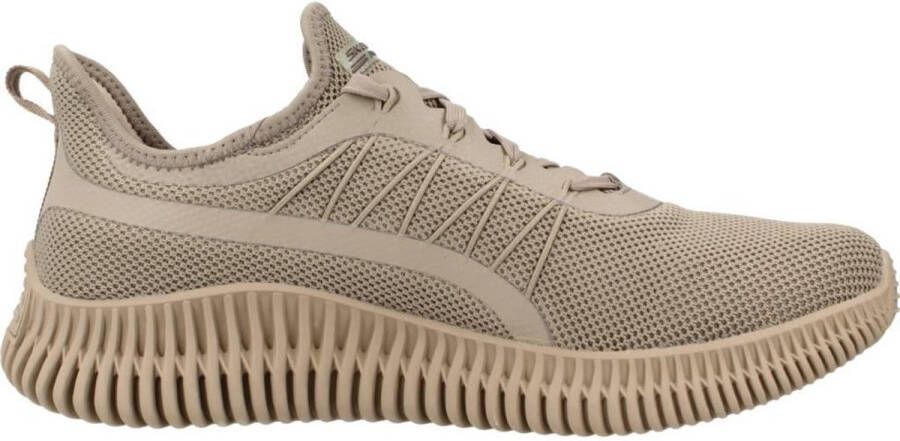 Skechers BOBS GEO veganistische herensneaker 118171 TPE taupe
