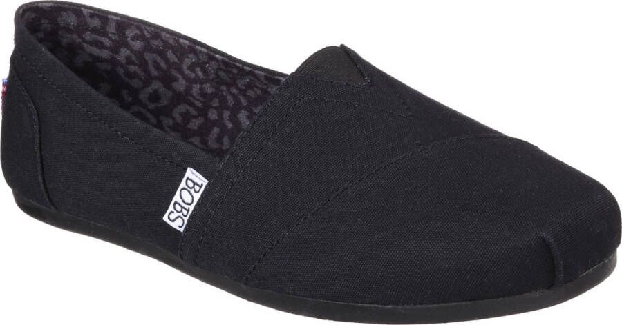 Skechers Bobs Plush Peace & Love Dames Espadrilles Black