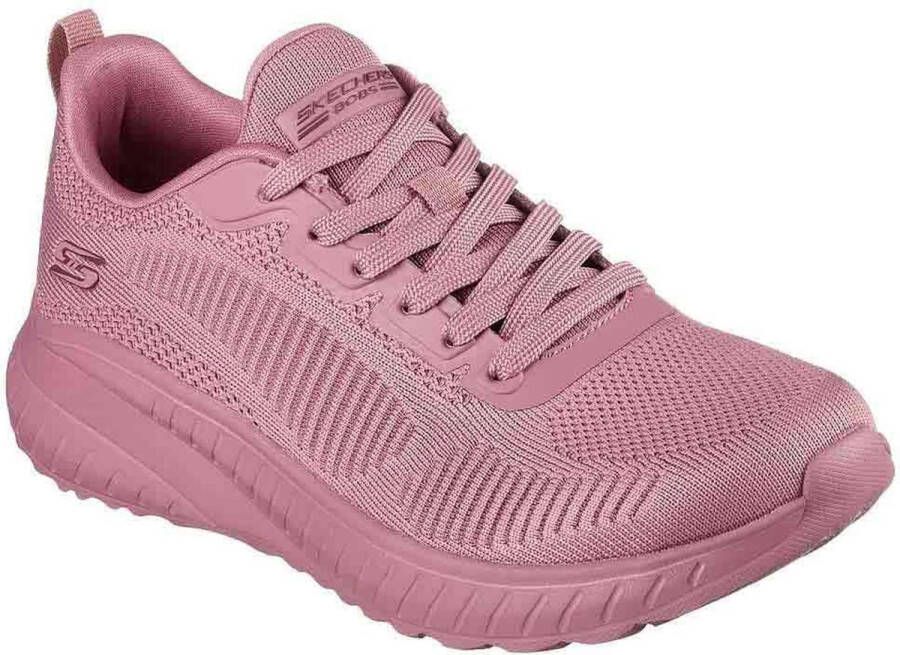 Skechers Sneakers BOBS SQUAD CHAOS FACE OFF Vrijetijdsschoen lage schoen veterschoen met comfort binnenschoen
