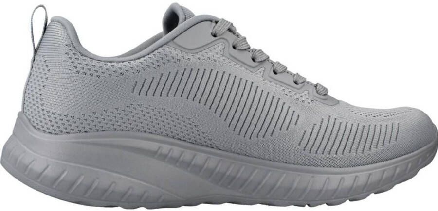 Skechers Bobs Sport Squad Chaos Face Off Sneakers Grijs Vrouw