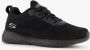 Skechers Bobs Sport Squad dames sneakers zwart Extra comfort Memory Foam - Thumbnail 1