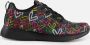 Skechers Bobs Sport Squad Sneakers zwart Textiel - Thumbnail 1