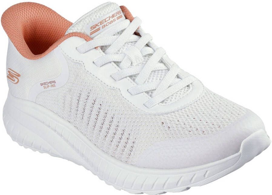 Skechers Bobs Squad Chaos Breezy Hour Schoenen Wit Vrouw