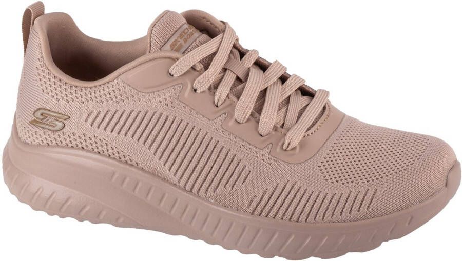 Skechers Bobs Squad Chaos Face Off Vrouwen Beige Sneakers