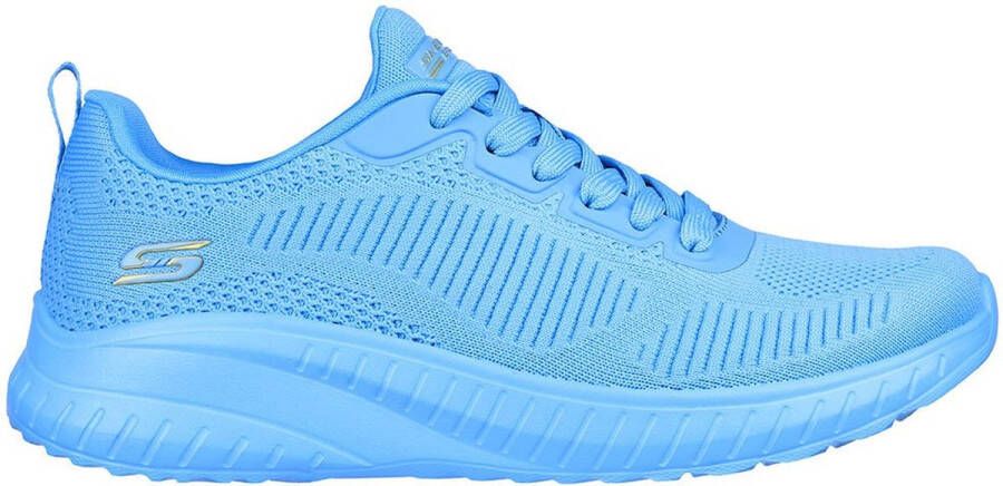 Skechers Sneakers BOBS SQUAD CHAOS-COOL RYTHMS brei sneakers veterschoen in vegan uitvoering