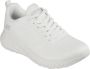 Skechers Bobs Squad Chaos Sneakers White Engineered Knit Dames - Thumbnail 1