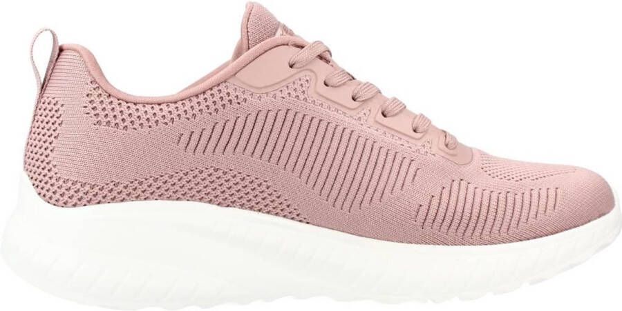 Skechers Sneakers BOBS SQUAD CHAOS FACE OFF met comfortabele binnenzool vrijetijdsschoen lage schoen veterschoen