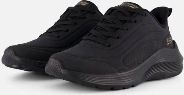Skechers Bobs Squad Waves dames sneakers zwart Extra comfort Memory Foam