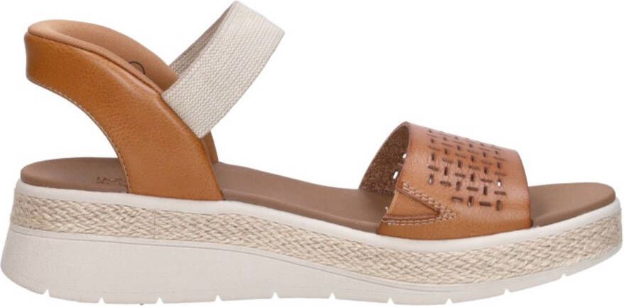 Skechers Slip-ins Bobs Sun Ray Step Aside Dames Sandalen Luggage