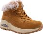 Skechers On The Go Joy Plush Dreams 144042 DKTP Vrouwen Grijs Laarzen Sneeuw laarzen - Thumbnail 3