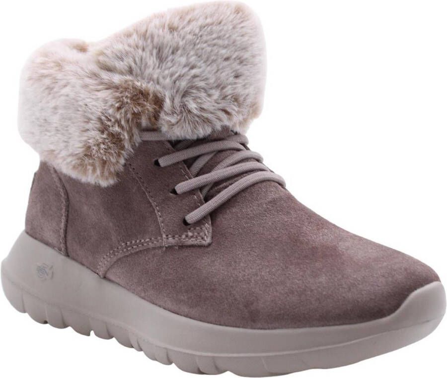 Skechers On The Go Joy Plush Dreams 144042 DKTP Vrouwen Grijs Laarzen Sneeuw laarzen