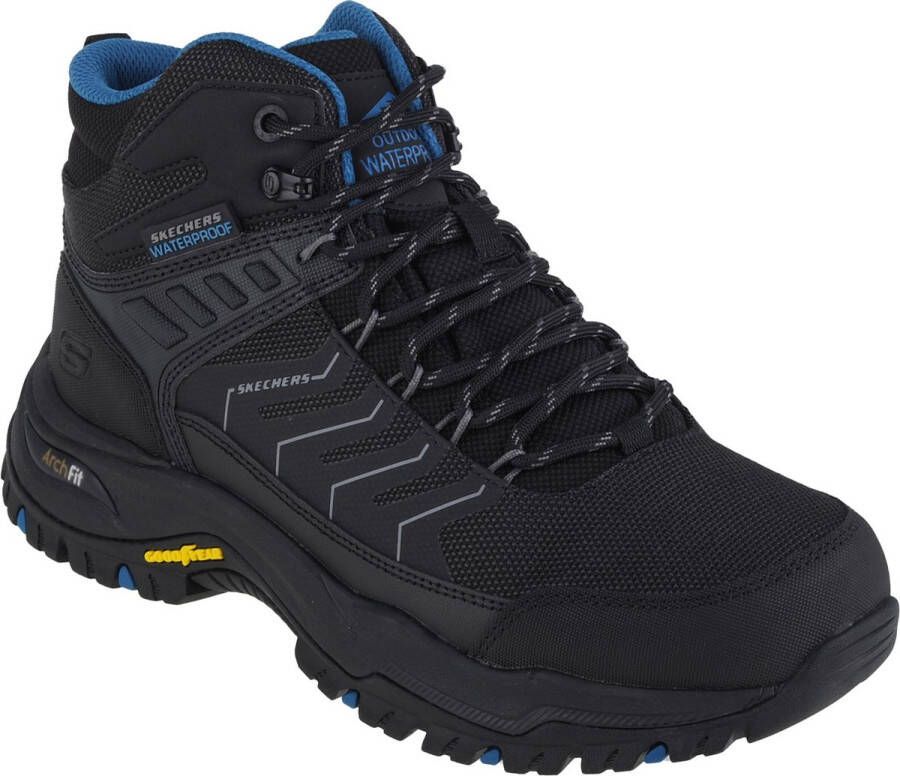 Skechers Glacial Ultra Woodlands zwart grijs winterlaarzen dames (16677 BKGY)