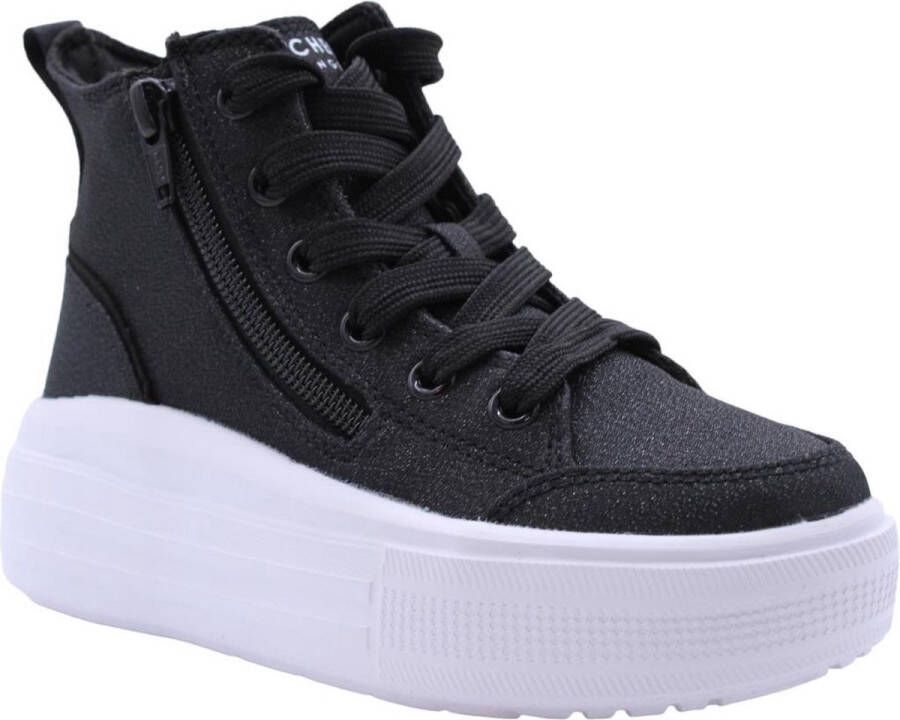 Skechers Hyperlift Meisjes Sneakers Zwart