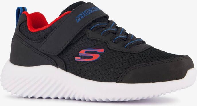 Skechers Bounder kinder sneakers zwart rood Uitneembare zool
