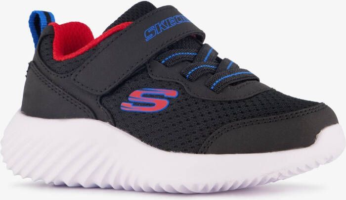 Skechers Bounder kinder sneakers zwart rood Uitneembare zool