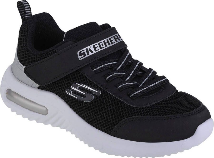 Skechers Bounder-Tech 403748L-BKSL voor een jongen Zwart Sneakers Sportschoenen