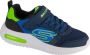 Skechers Bounder-Tech Ultravoid 403723L-NVLM voor een jongen Marineblauw Sneakers Sportschoenen - Thumbnail 5