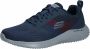 Skechers Bounder Verkona 232004-NVCC Mannen Marineblauw Sneakers - Thumbnail 1