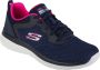 Skechers Bountiful-Quick Path 12607-NVHP Vrouwen Marineblauw Sneakers Sportschoenen - Thumbnail 1