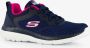 Skechers Bountiful-Quick Path 12607-NVHP Vrouwen Marineblauw Sneakers Sportschoenen - Thumbnail 4