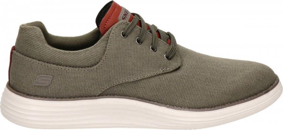 Skechers Burbank heren sneaker Kaki