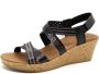 Skechers Cali Beverlee Dames Sandaal 119339 BLK Zwart - Thumbnail 1