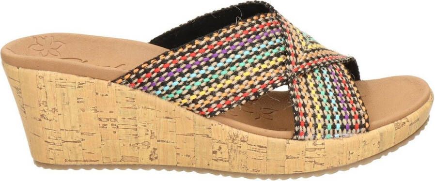 Skechers Slippers Dames Beverlee Delighted- Multi - Schoenen.nl
