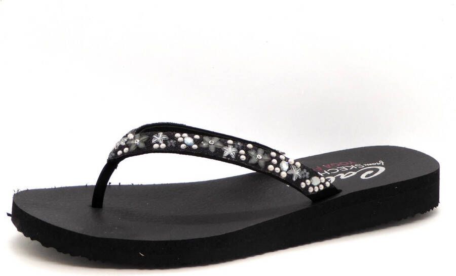 Skechers Teenslippers MEDITATION-DANCING DAISY met gegarneerde riempjes - Foto 2