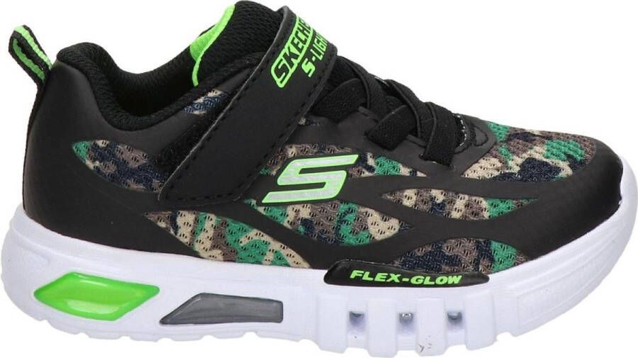 Skechers S-Lights Klittenbandschoen Jongens Groen Meerkleurig Zwart